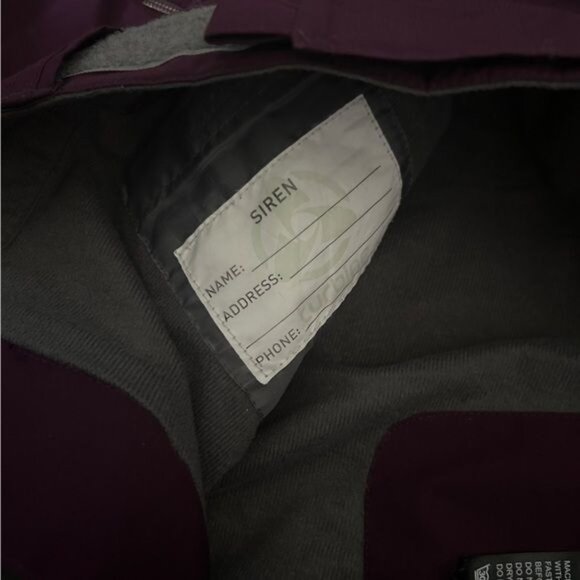 Turbine Outerwear Siren Purple Insulated Snow Ski Snowboard Pants Large Women’s - Picture 12 of 16